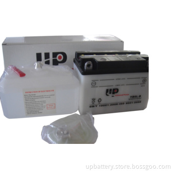 Hot Offer Dry Charged Wented Motorcycle Battery Yb6l-B 12V 6ah